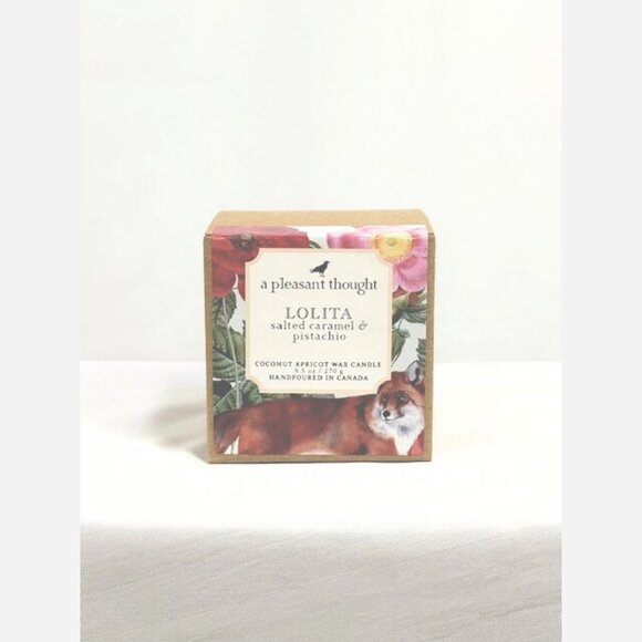 🎄 🎁 Lolita Vegan Salted Caramel & Pistachio Candle with Gift Box - Picture 4 of 4